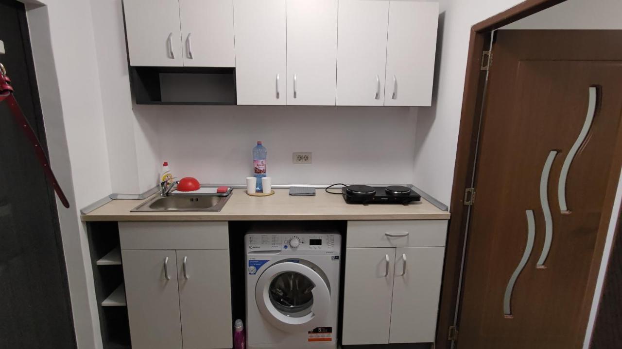 Garsoniera 30mp ChrysFlatty 1 - FREE NETFLIX Lägenhet Arad Exteriör bild